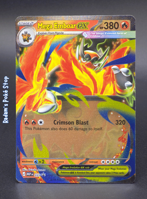 Mega Emboar ex #MEP035 Ascended Heroes Promo