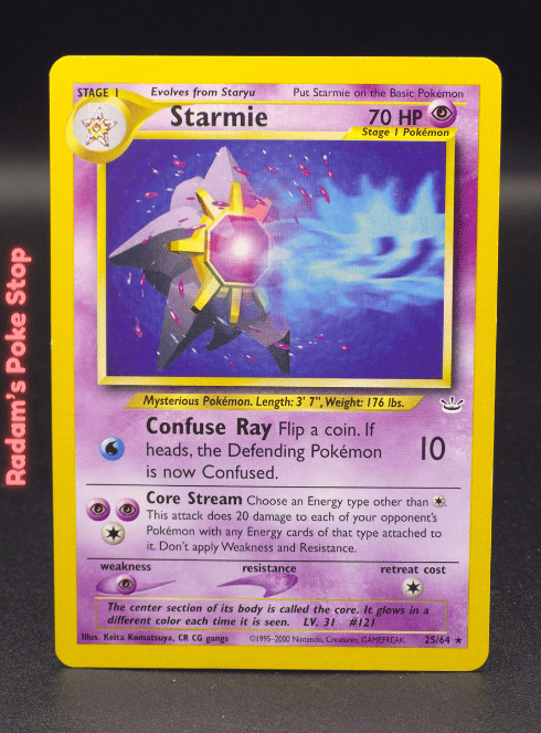 Starmie #25 Neo Revelation