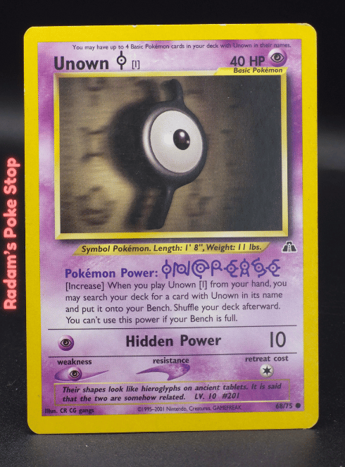 Unown I #68 Neo Discovery