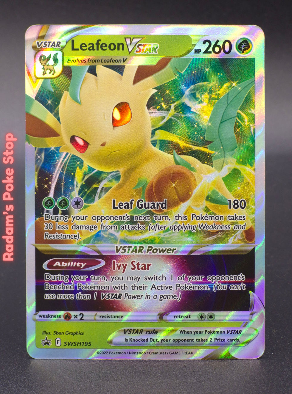 Promo SWSH195 Leafeon Vstar.png