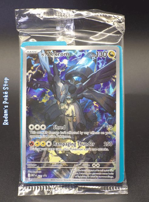 N's Zekrom #MEP031 Ascended Heroes ETB Promo Sealed