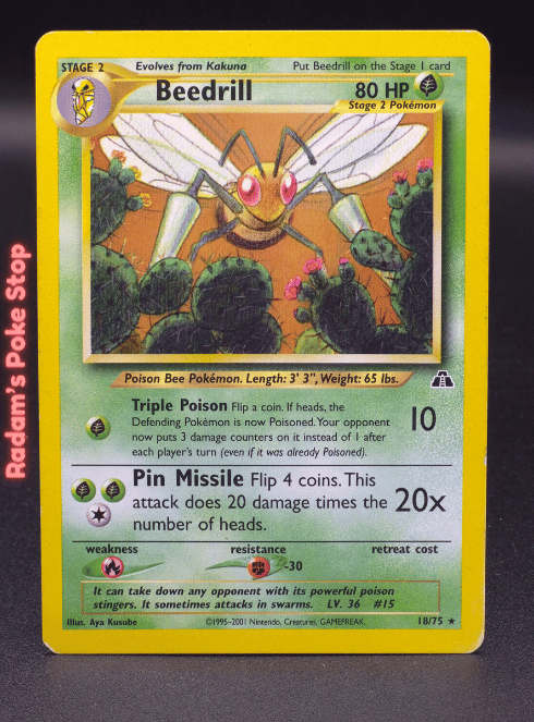 Beedrill #18 Neo Discovery