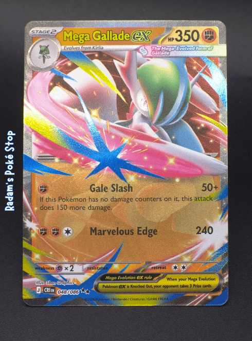 Mega Gallade ex #048 CRI Chaos Rising DR