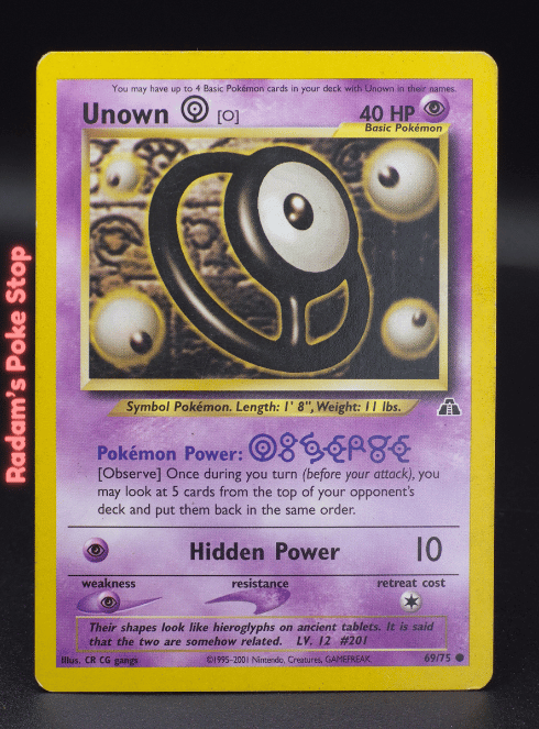 Unown O #69 Neo Discovery