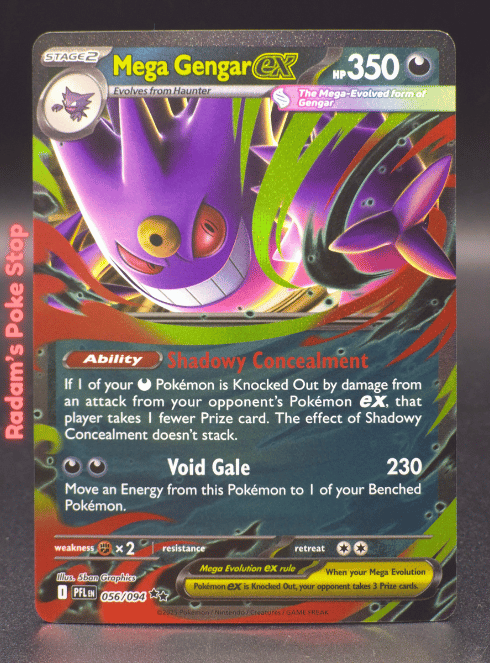 Mega Gengar ex #056 Phantasmal Flames DR