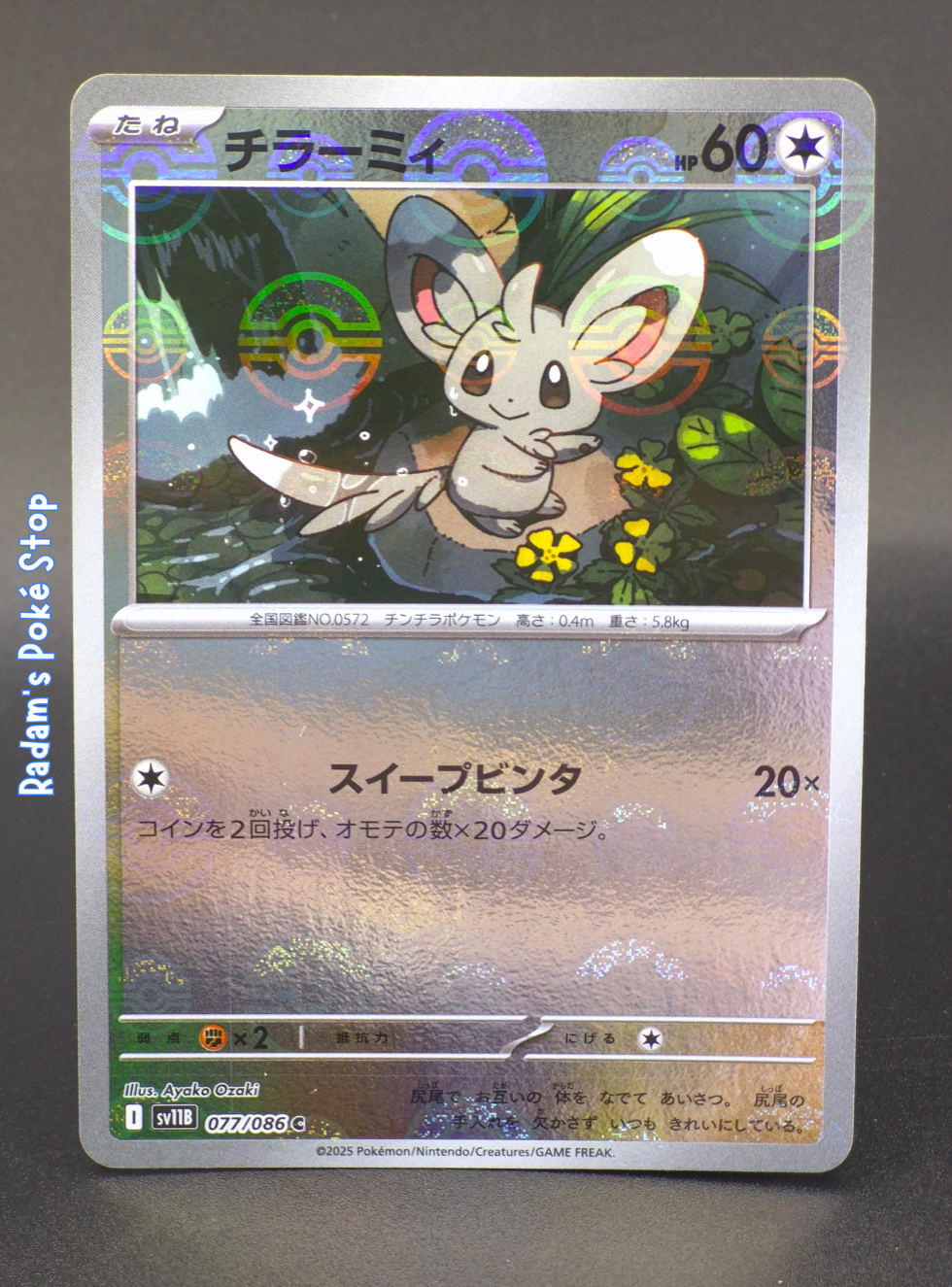 Minccino #077 Poke Ball sv11b Black Bolt