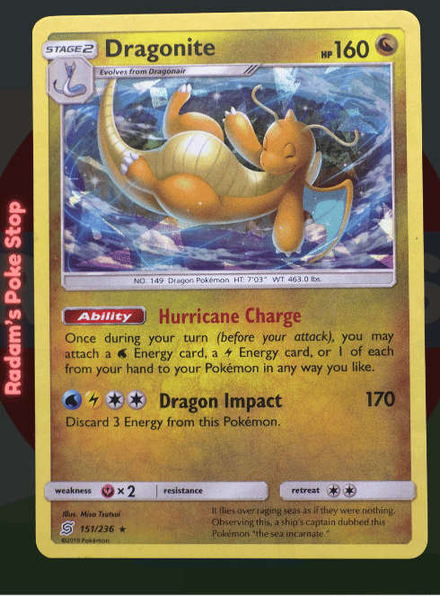 Dragonite #151 SM Unified Minds Cracked Ice Holo