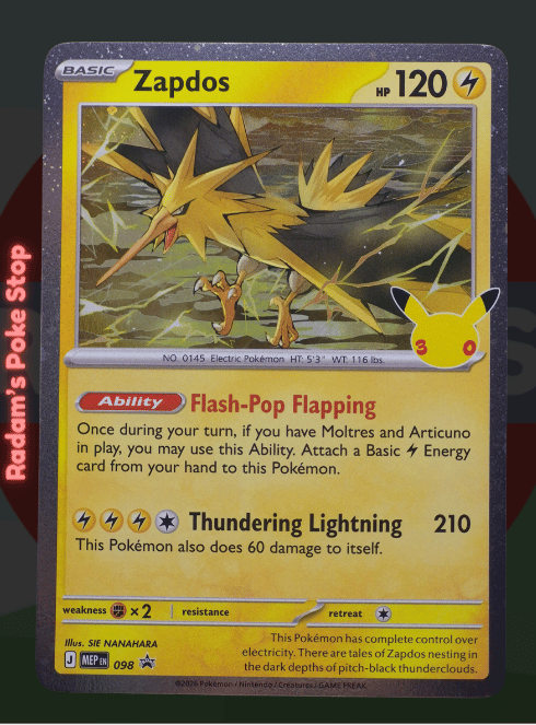 Zapdos #MEP098 30th Celebrations 30C Promo