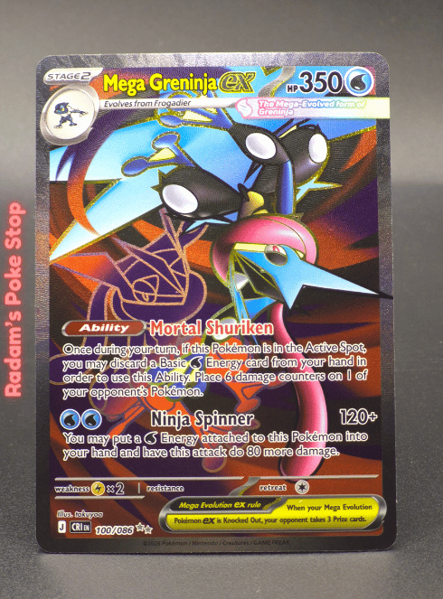 Mega Greninja ex #100 CRI Chaos Rising UR