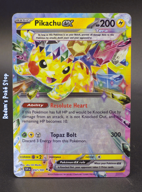 Pikachu ex #057 Surging Sparks DR