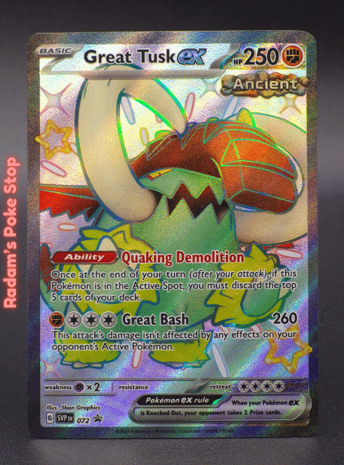 Great Tusk ex #SVP072 Paldean Fates Promo