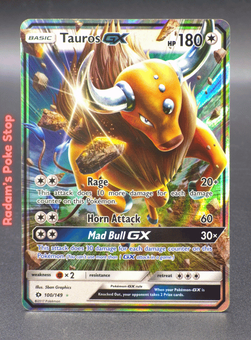 Tauros GX #100 SM Base Set