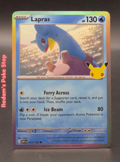 Lapras #017 30th Celebrations 30C
