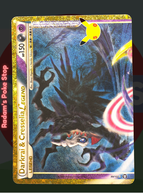 Darkrai & Cresselia Legend 99/102, Classic Collection - 30th Celebrations, resented by Pokémon TCG. 