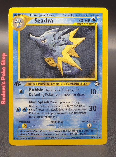 1st Edition Seadra #48 Neo Genesis