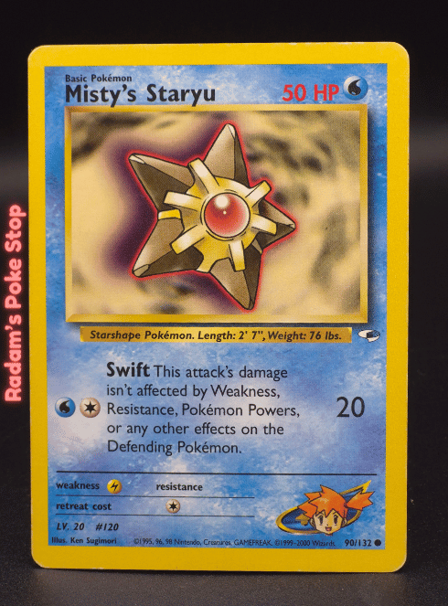 Misty's Staryu #90 Gym Heroes