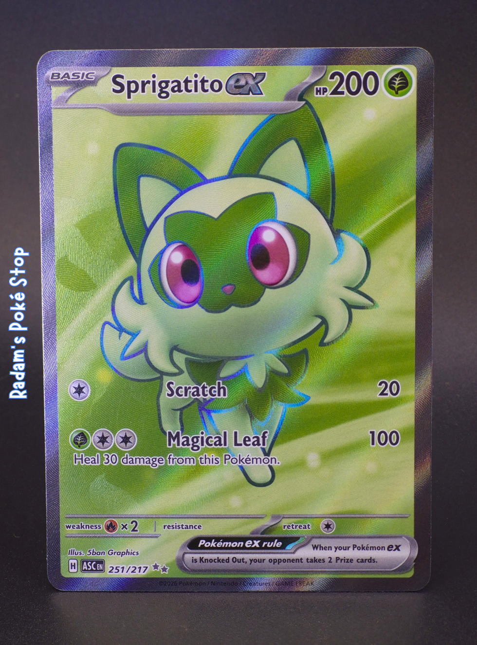 Sprigatito ex #251 UR Ascended Heroes