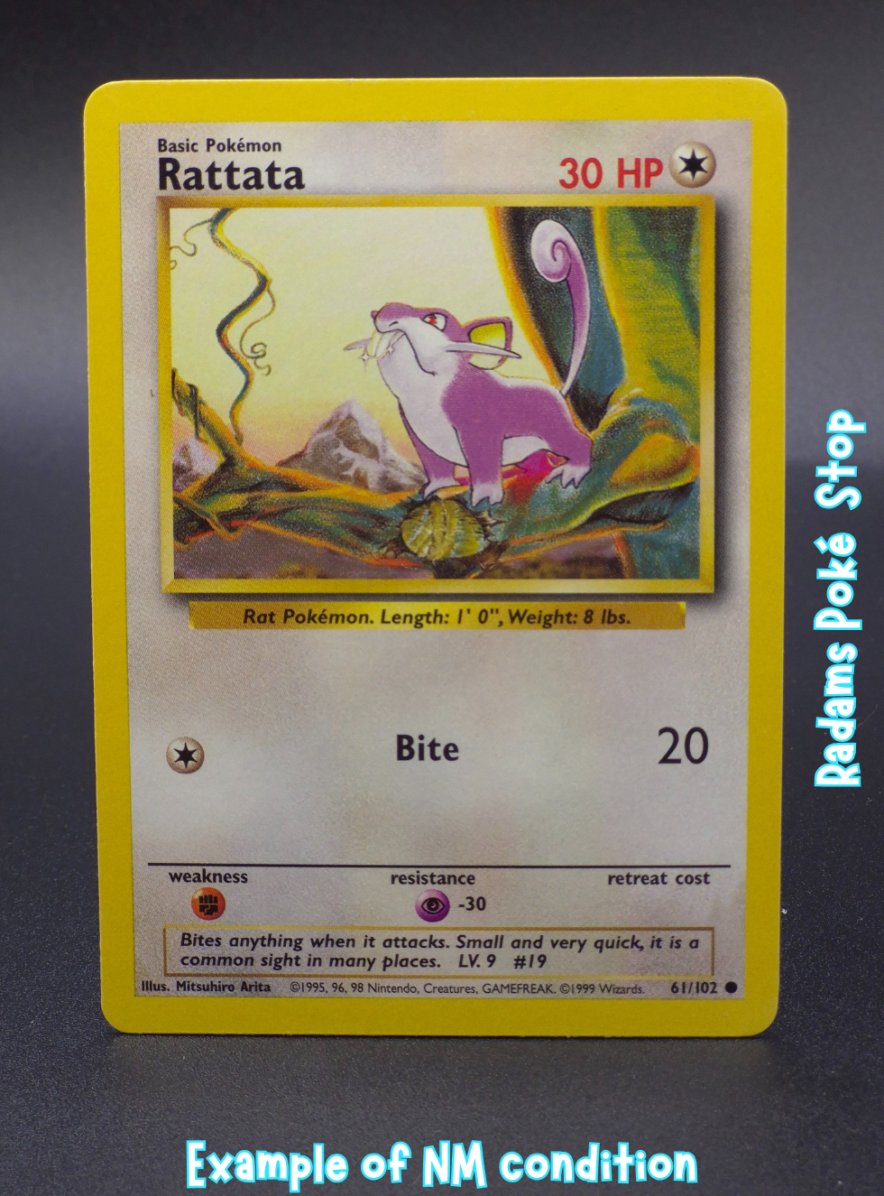 Rattata #61 common Base Set