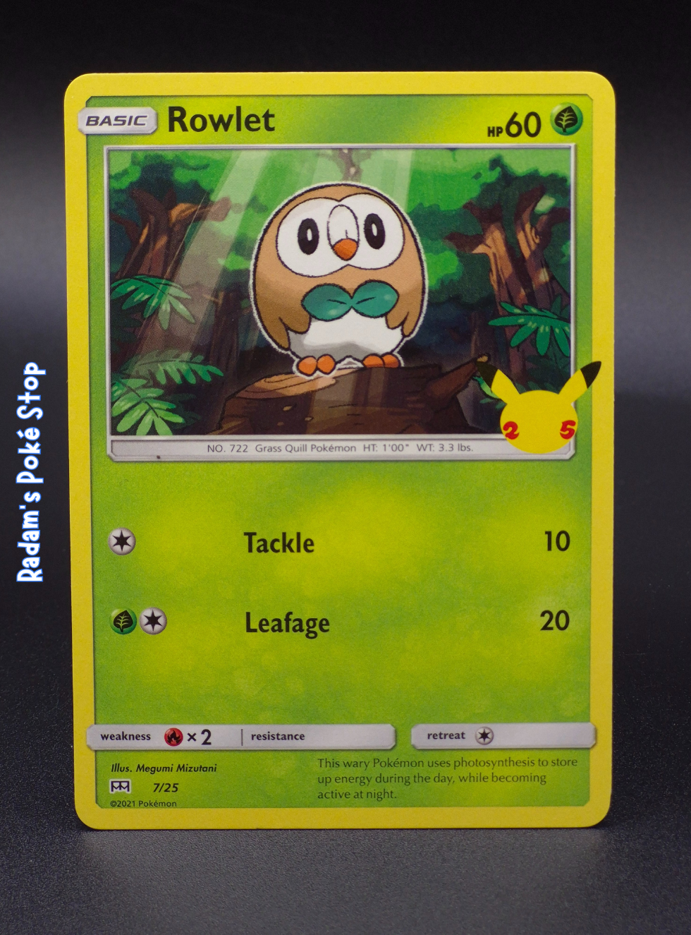 Rowlet Mcdonald's Promo #7 25th Anniversary 2021