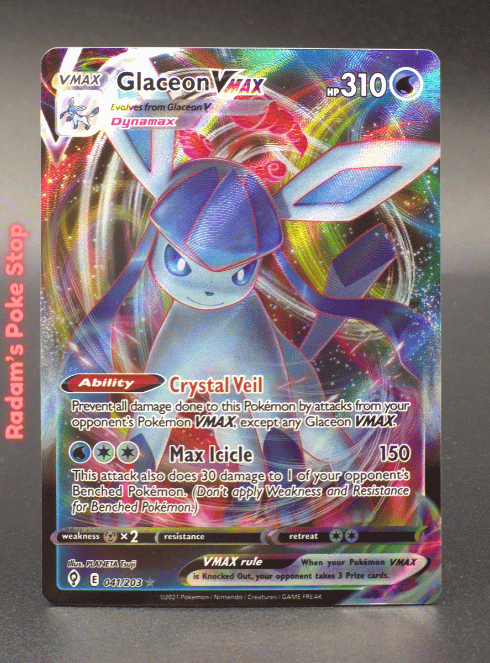 Glaceon Vmax #041 Evolving Skies UR