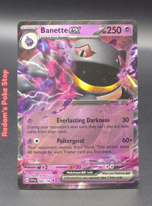 Banette ex #088 Scarlet & Violet Base DR