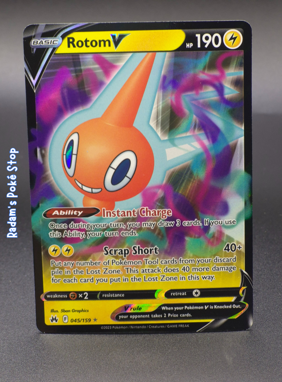 Rotom V #45 Crown Zenith