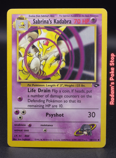 Sabrina's Kadabra #58 Gym Challenge