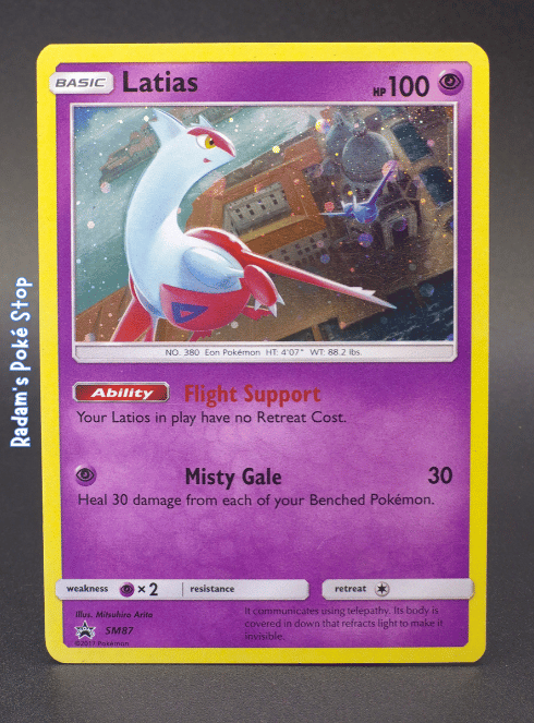 Latias #SM87 Black Star Promo