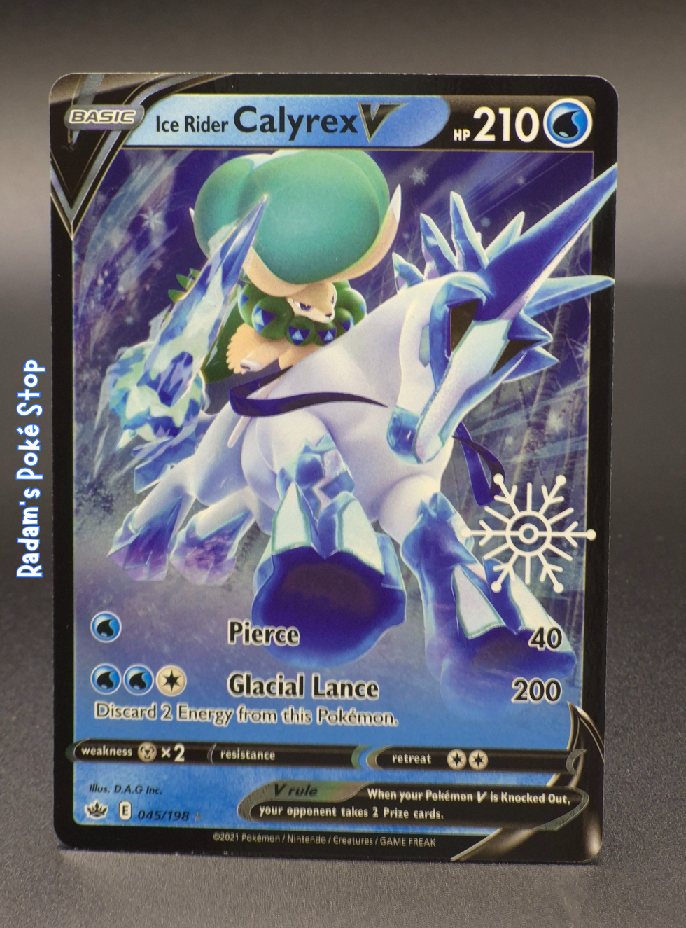 Ice Rider Calyrex V Promo #45 Holiday Calendar 2022