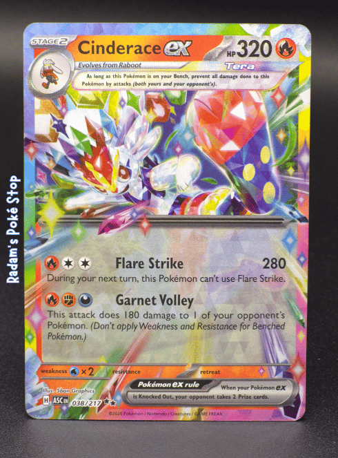 Cinderace ex #38 DR Ascended Heroes