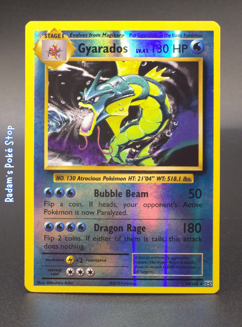 Gyarados #34 XY Evolutions Reverse Holo