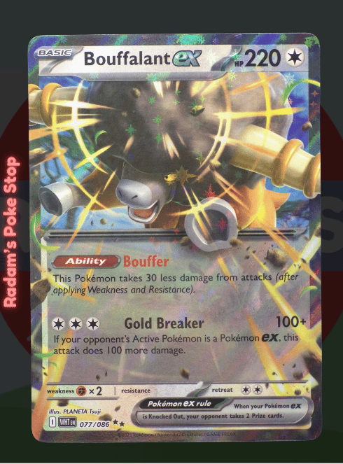 Bouffalant ex #077 White Flare DR