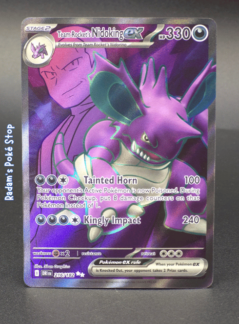 Team Rocket's Nidoking ex #216 UR Destined Rivals