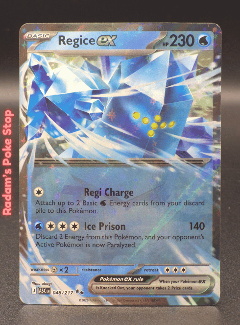 Regice ex #048 DR Ascended Heroes