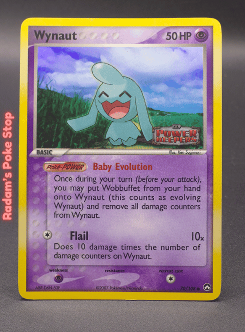 Wynaut #70 Power Keepers, Reverse Holo Stamped