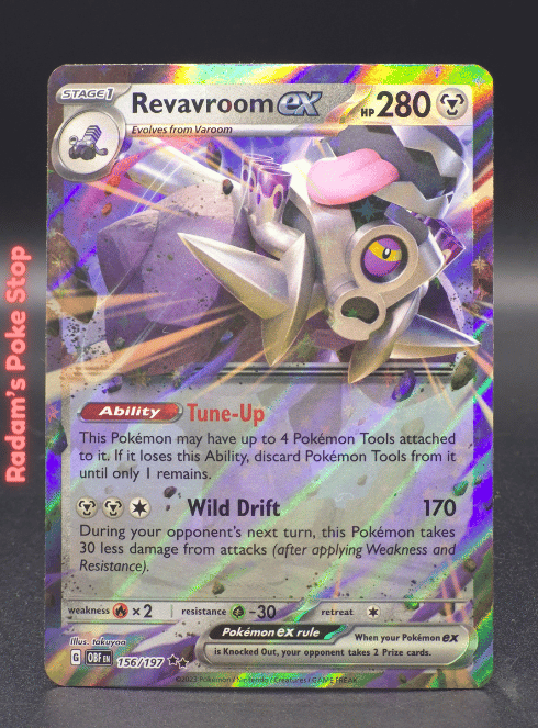 Revavroom ex #156 Obsidian Flames DR