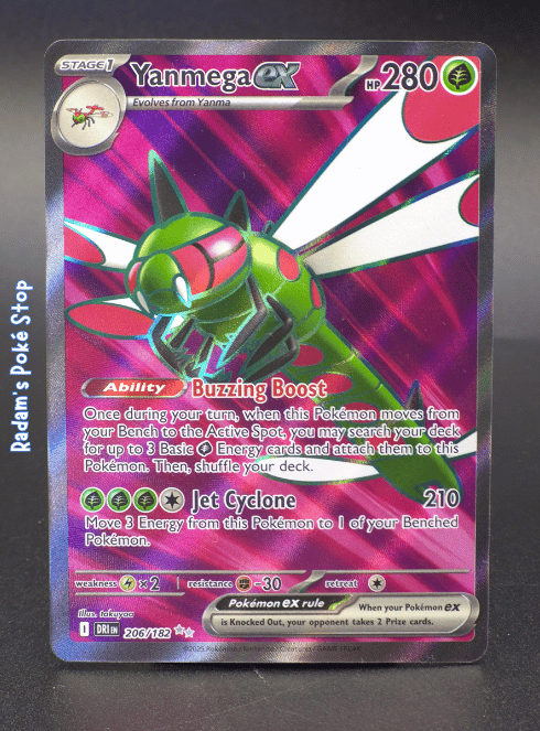 Yanmega ex #206 UR Destined Rivals