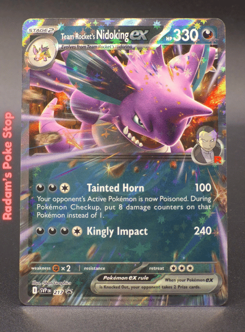 Team Rocket's Nidoking ex #SVP217 Promo