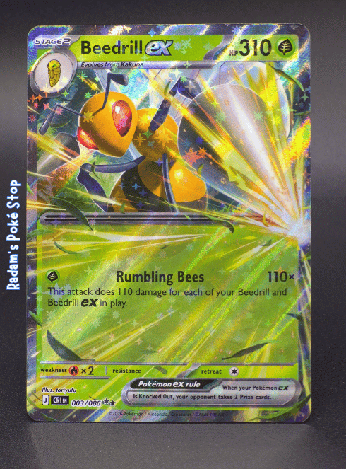 Beedrill ex #003 CRI Chaos Rising DR