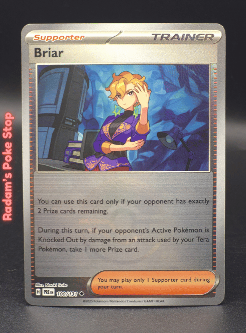 Briar #100 Prismatic Evolutions Poke Ball