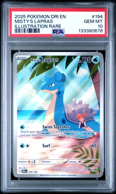 PSA 10 Misty's Lapras #194 Destined Rivals