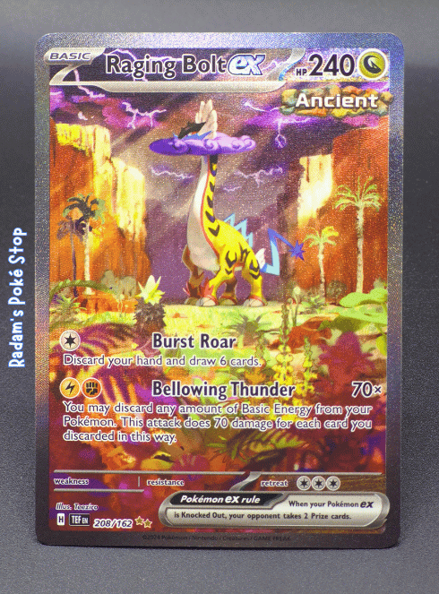 Raging Bolt ex #208 Temporal Forces SIR
