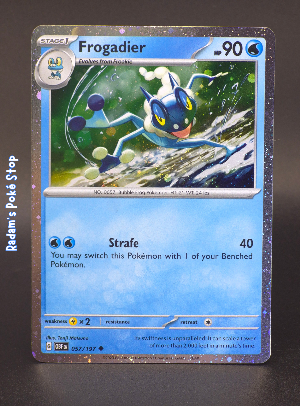 Frogadier #057 Obsidian Flames Promo