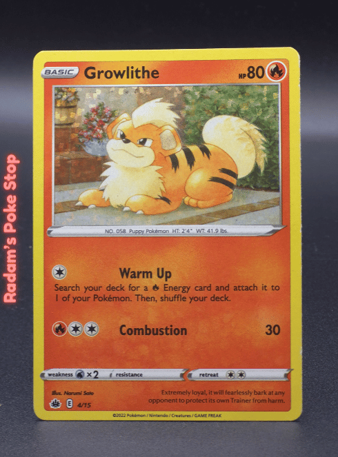 Growlithe #4 Mcdonalds 2022