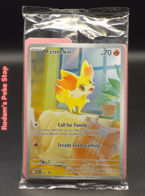 Sealed Fennekin #MEP080 Chaos Rising ETB Promo