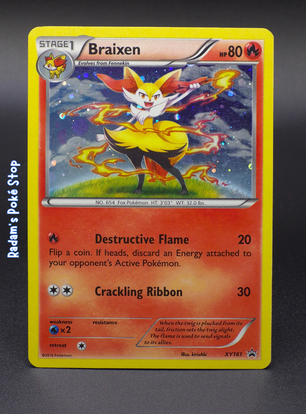 Braixen #XY161 Holo Promo