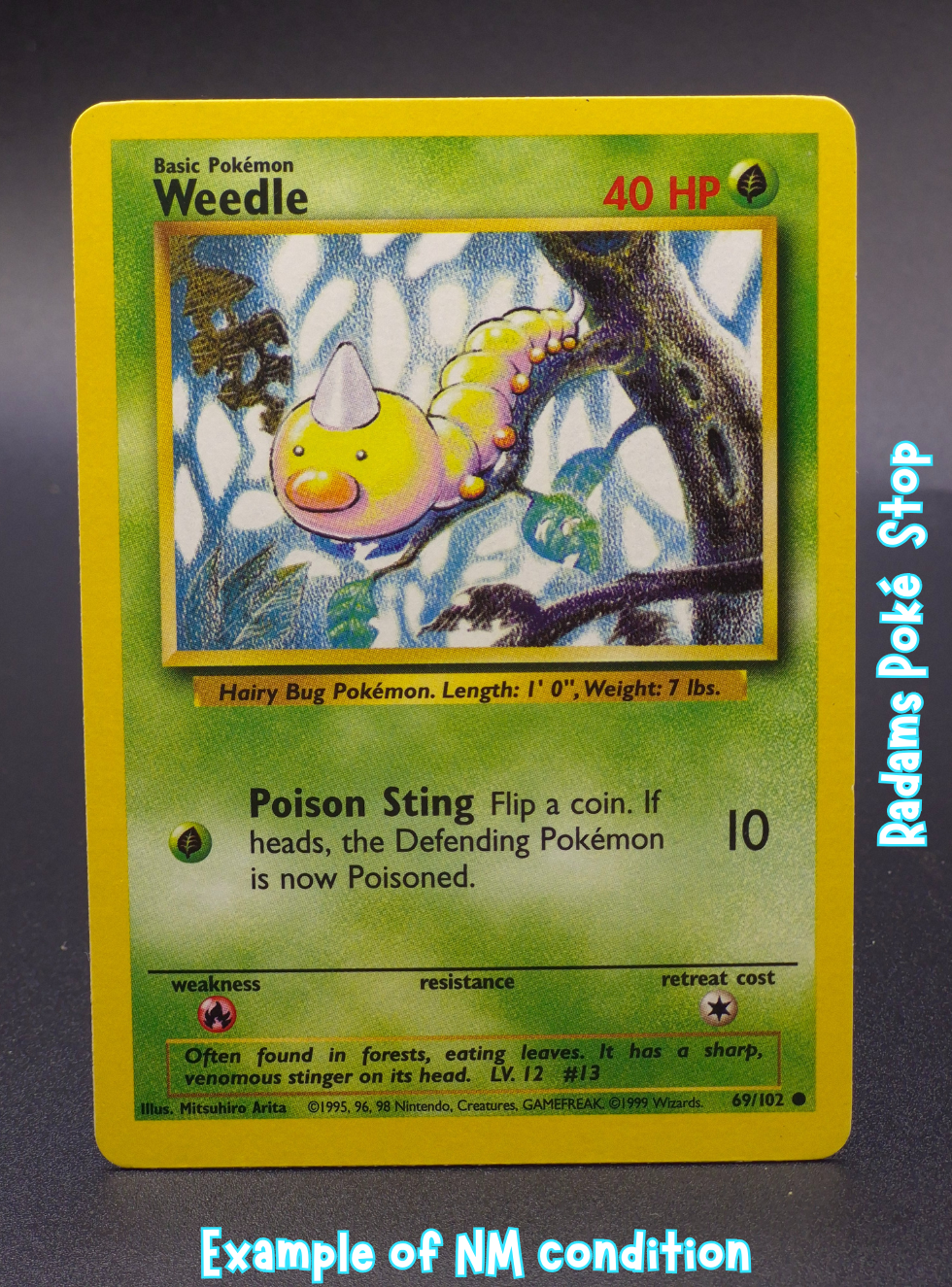 Weedle #69 common Base Set