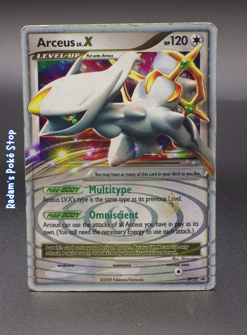 Arceus Lv.X #DP53 Black Star Promo