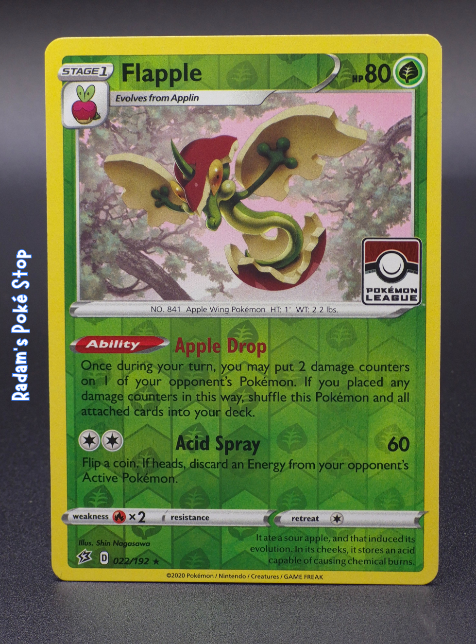 Flapple Pokemon League Promo