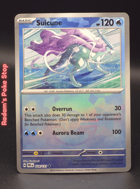 Suicune #024 Prismatic Evolutions Poke Ball